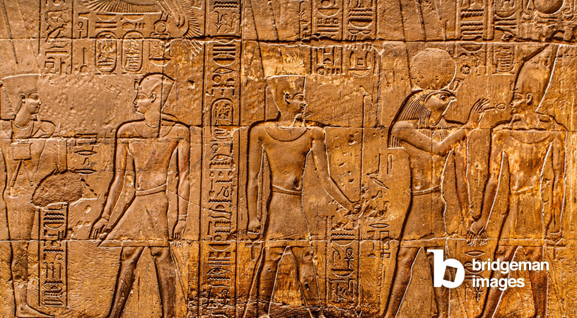 Erleichterung, neues Leben wird dem Pharao eingehaucht, Luxor-Tempel, Theben, Ägypten, Afrika