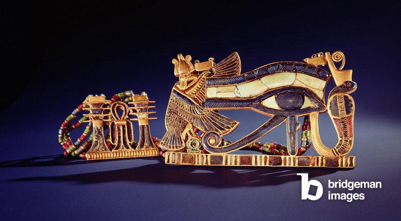 Djed-Pfeiler-Pektorale und Wedjet-Augen-Pektorale, aus dem Grab des Tutanchamun